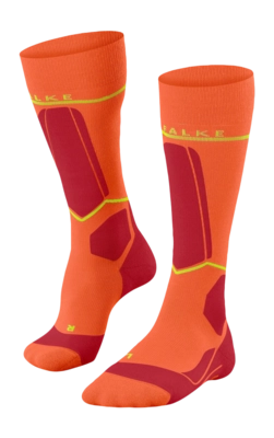 Ski Socks Falke Men SK Compression Wool Flash Orange