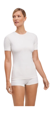 Unterhemd Falke W Shortsleeved Shirt Damen White