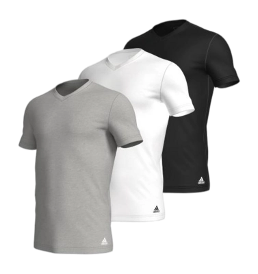 Undershirt Adidas Men Active Core Cotton Assorted (3-Pack)
