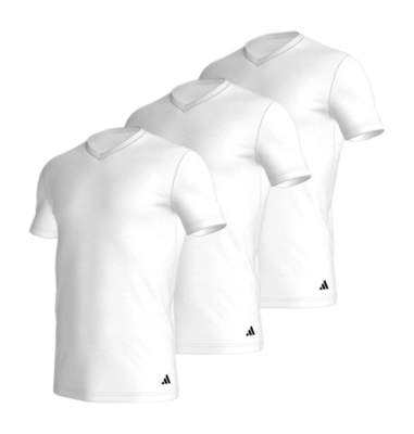 Ondershirt Adidas Men Active Core Cotton White (3-Pack)