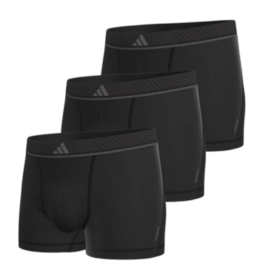 Caleçon Adidas Homme Active Micro Flex Eco Black (Lot de 3)