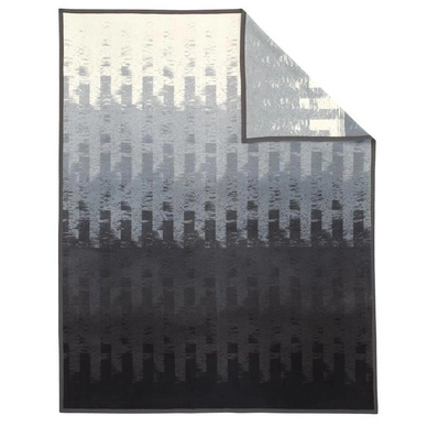 Jacquard Decke Ibena Solare Futura Schwarz/Beige