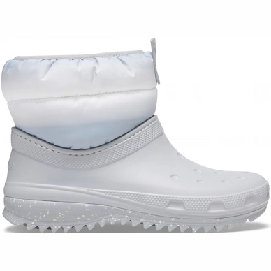 Snowboot Crocs Women Classic Neo Puff Shorty Boot Light Grey/White