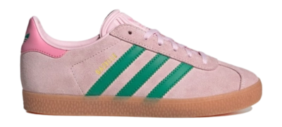 adidas Junior Gazelle J Clear Pink / Court Green / Bliss Pink