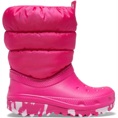 Bottes de Neige Crocs Enfant Classic Neo Puff Boot Candy Pink