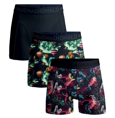 Boxershorts Muchachomalo Air Elements Herren Print Print Blue ( 3er-Pack )
