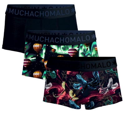 Boxer Muchachomalo Homme Trunk Air Elements Print Print Blue (Lot de 3)