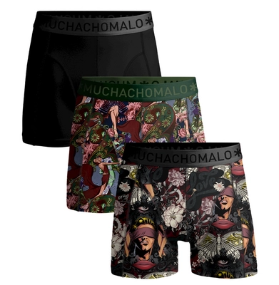Boxer Muchachomalo Homme Blindtango Print Print Black (Lot de 3)