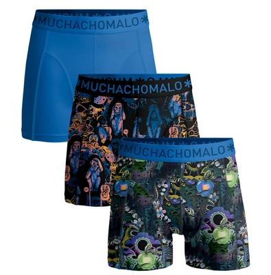 Boxershorts Muchachomalo Fruitnoevil Herren Print Print Blue (3er-Pack)