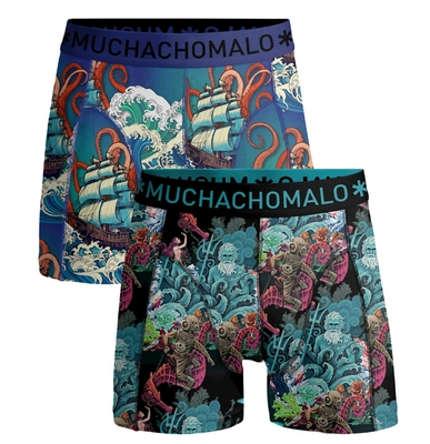 Boxershort Muchachomalo Men Water Elements Print Print ( 2-Pack )