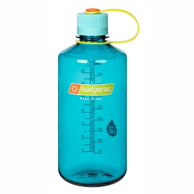 Trinkflasche Nalgene Narrow Mouth Loop Top Clear 1L Cerulean