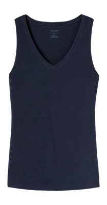 Débardeur Schiesser Femme 144096 Naturschönheit Night Nlue