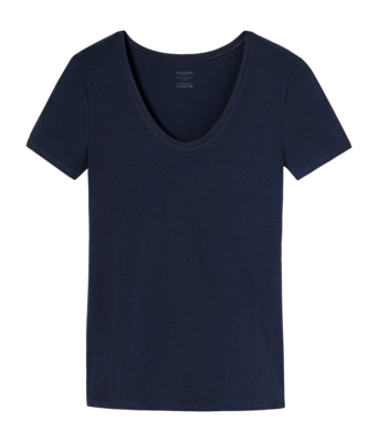 T-Shirt Schiesser Women 144097 Naturschönheit Nightblue