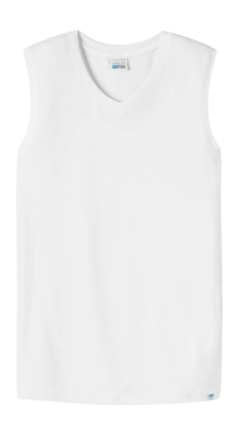 Débardeur Schiesser Homme 145139 Long Life Cotton White