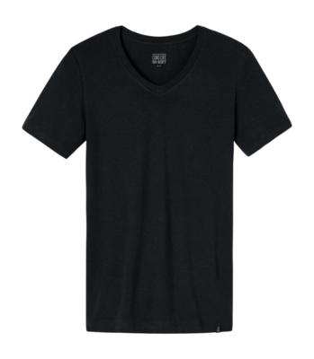 T-Shirt Schiesser Homme 149043 Long Life Soft Blueblack