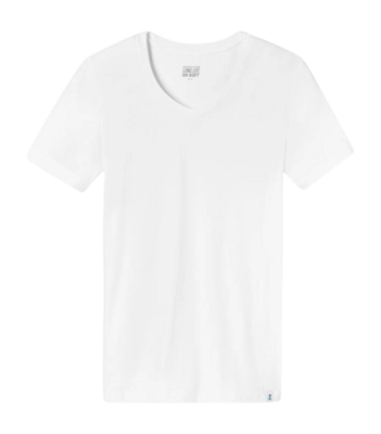 T-Shirt Schiesser Homme 149043 Long Life Soft White