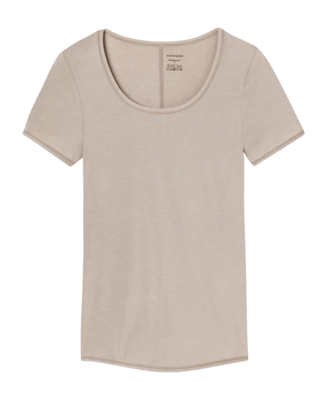 T-Shirt Schiesser Women 155413 Personal Fit Brown