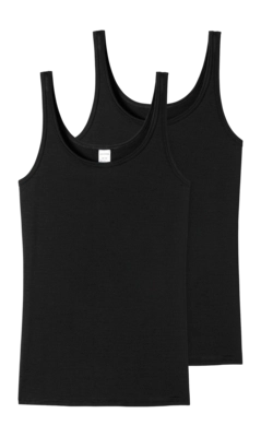 Tanktop Schiesser Women 162896 Modal Essentials Black (2-Pack)
