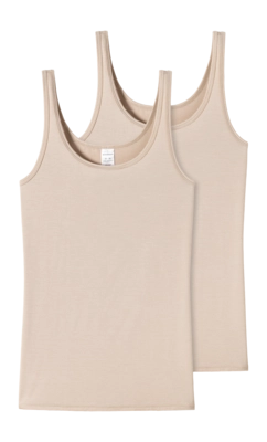 Débardeur Schiesser Femme 162896 Modal Essentials Sand (Lot de 2)