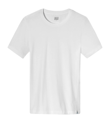 T-Shirt Schiesser Homme 164232 Long Life Soft White
