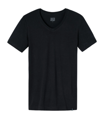 T-Shirt Schiesser Homme 164233 Long Life Soft Blueblack
