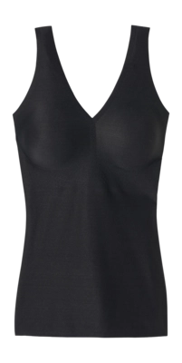 Débardeur Schiesser Femme 170365 Invisible Soft Black