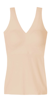 Tanktop Schiesser Women 170365 Invisible Soft Sand
