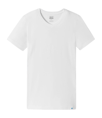 T-Shirt Schiesser Men 172468 Long Life Cotton White