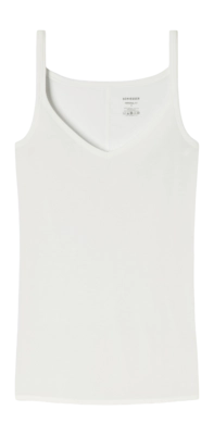 Débardeur Schiesser Femme 172722 Personal Fit Offwhite