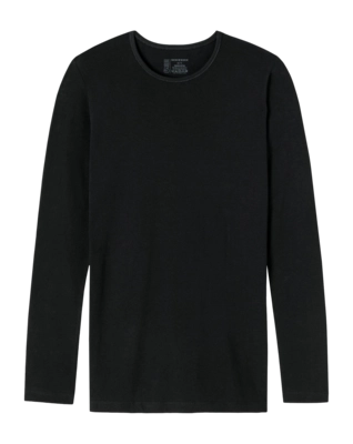T-Shirt Manches Longues Schiesser Homme 173812 95/5 Black