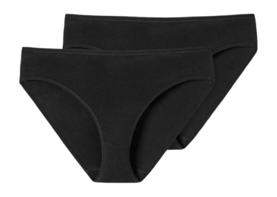 Sous-Vêtement Schiesser Femme 175995 95/5 Black (Lot de 2)