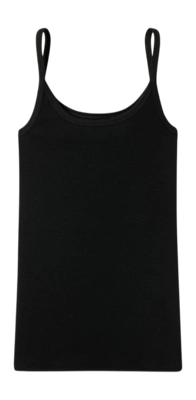 Top Schiesser Women 179885 Pure Rib Black