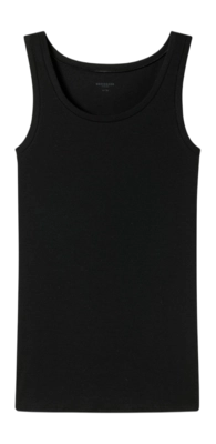 Débardeur Schiesser Femme 179886 Pure Rib Black