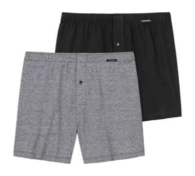 Boxer Schiesser Homme 180931 Multi Black (Lot de 2)