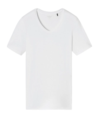 T-Shirt Schiesser Homme 181531 Premium Modal White