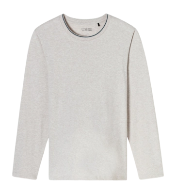 T-Shirt Manches Longues Schiesser Homme 182042 Mix/Relax Beige Melange