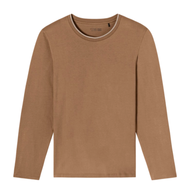 Longsleeve Schiesser Men 182042 Mix/Relax Whisky