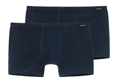 Caleçon Schiesser Homme 205222 Essentiels Dark Blue (lot de 2)