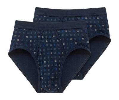 Sous-Vêtement Schiesser Homme 225167 Essentiels Navy (Lot de 2)