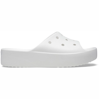 Slipper Crocs Women Classic Platform Slide White