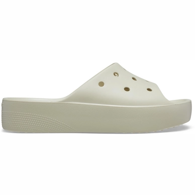 Slipper Crocs Women Classic Platform Slide Bone