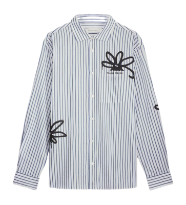 Chemise Filling Pieces Homme Flowers Antique White