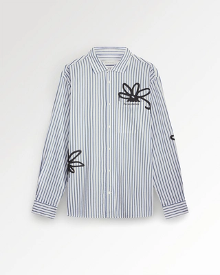 Chemise Filling Pieces Homme Flowers Antique White