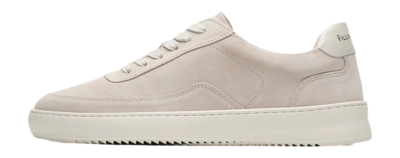 Baskets Filling Pieces Homme Mondo Suede Organic Off White