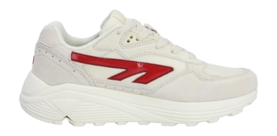 Hi-Tec Unisex HTS Shadow RGS 1974 Antique White / Racing Red