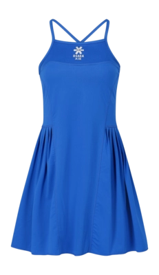 Tenniskleid Osaka Pleated Tech Dress Damen Princess Blue