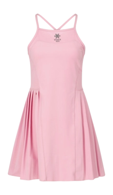 Tenniskleid Osaka Pleated Tech Dress Damen Fondant Pink