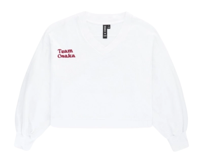 Jumper Osaka Women V Neck Cropped White