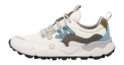 Flower Mountain Unisex Yamano 3 Uni Kaiso Eco Suede Eco Nylon White Grey
