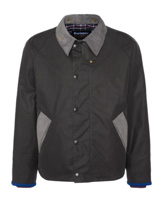 Flower Mountain Unisex Barbour X Flower Mountain Wax Nylon Charcoal Royal